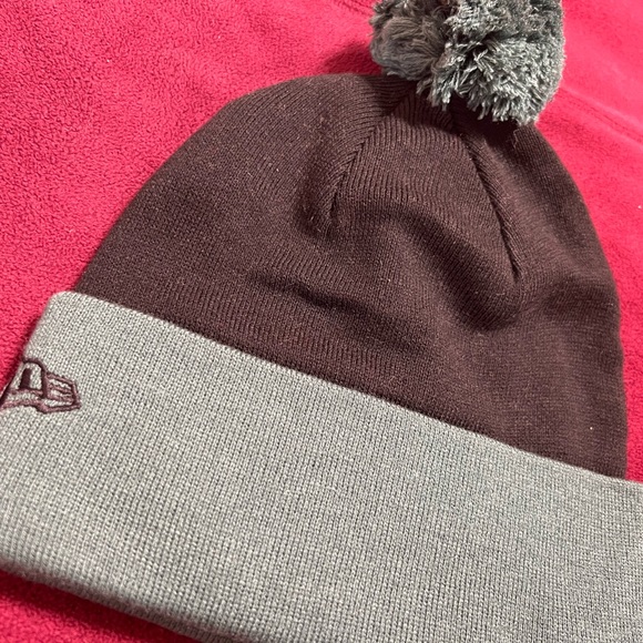 Philadelphia Eagles New Era knit POM hat beanie NEW Tags On Field AUTHENTIC - Picture 4 of 5